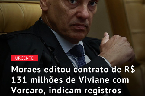 Perfil identificado como “Ministro Alexandre de Moraes” foi responsável pelas últimas alterações no documento