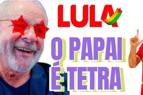 LULA SERÁ TETRA COM 4% DOS VOTOS NA FRENTE