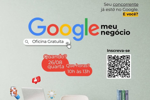OPORTUJIDADE - OFICINA GRATUITA