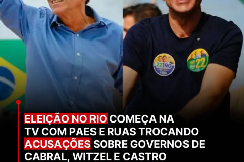 ELEIÇÕES NO RIO | A propaganda eleitoral gratuita no rádio e na televisão começa nesta sexta-feira