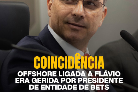 A GESTÃO DA EMPRESA OFFSHORE LIGADA A FLAVIO BOLSONARO É FEITA PELO CARA DAS BETs
