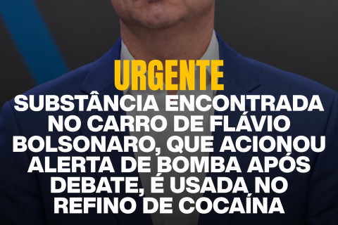 FALSO POSITIVO:  Flavio ta cheirando cocaína batizada ???   Talvez seja cocaína estragada ...