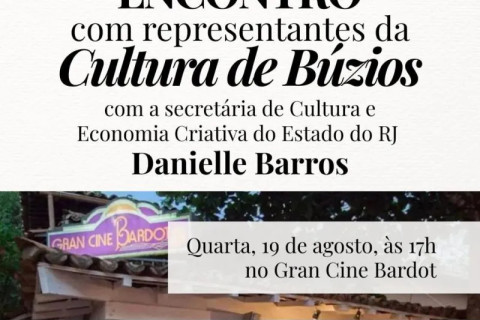 Cultura de Búzios promove encontro com agentes culturais e Secretaria Estadual